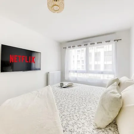 Appartement Moderne T2 Proche Paris Parking Bondy Exterior photo
